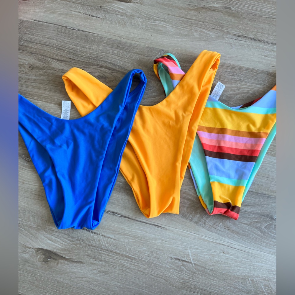 2 for $48 Aerie 3 Cheekier Swim Bottoms - Picture 1 of 3